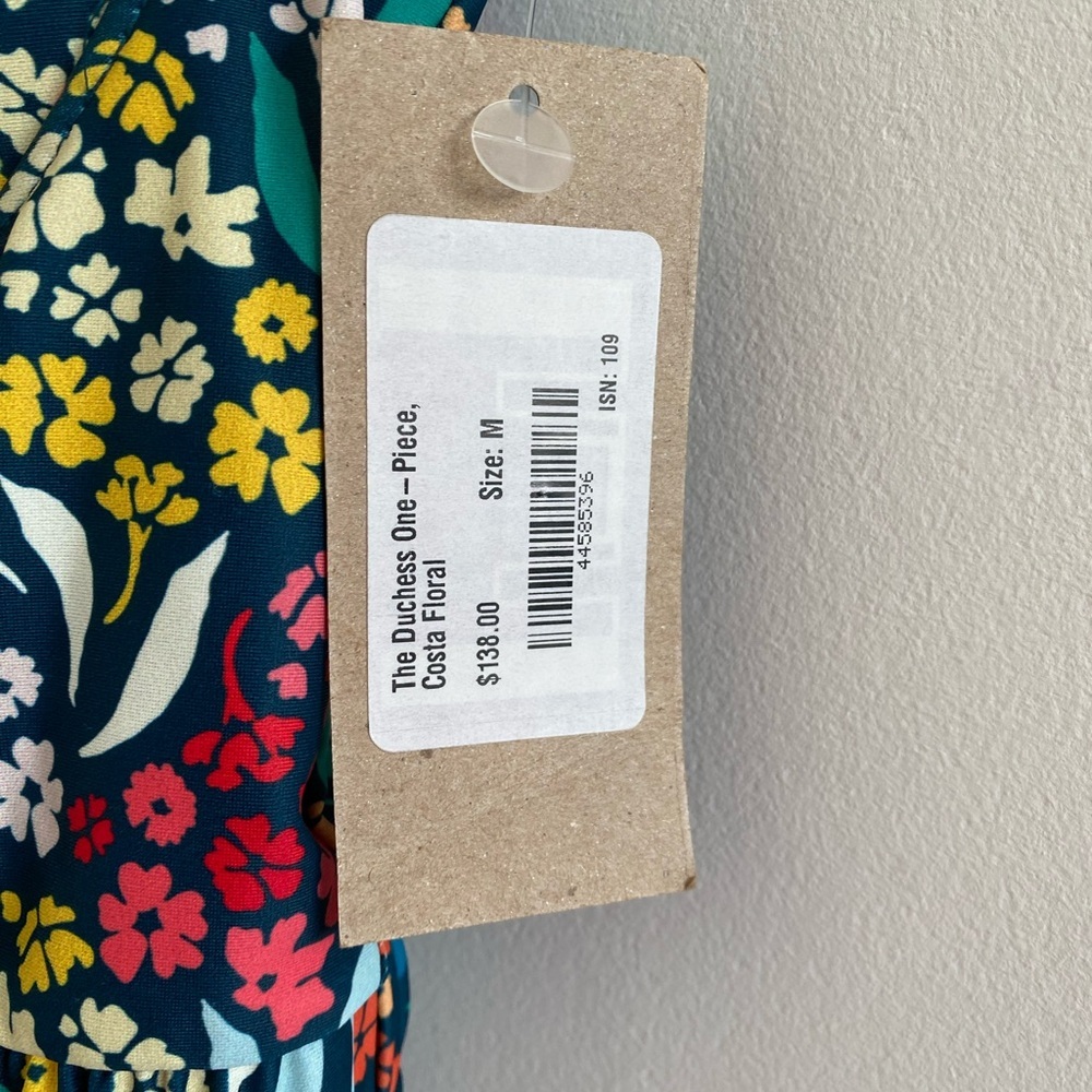 Albion The Duchess Costa Floral One Piece Swimsuit Size Medium New W/ Tag - Picture 6 of 11